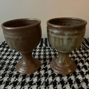 Pottery authentic goblets (2)